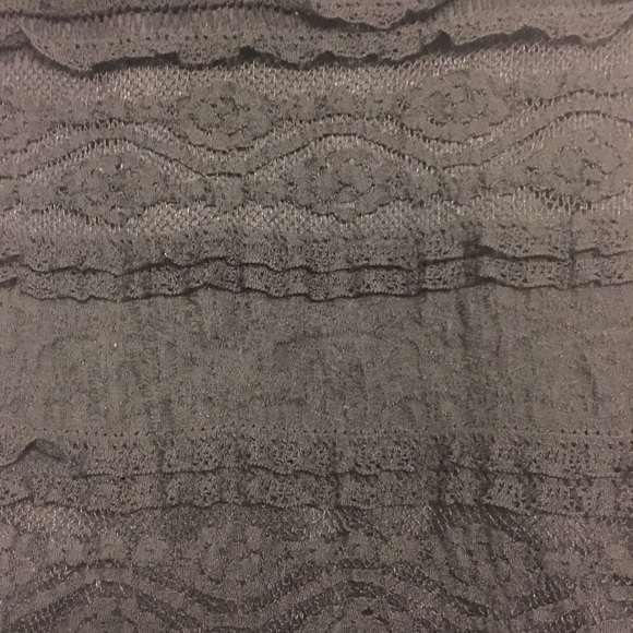 Black Lace Pencil Skirt - Picture 3 of 4